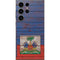 Haiti Flag Dark Wood Galaxy S24 Ultra Skin